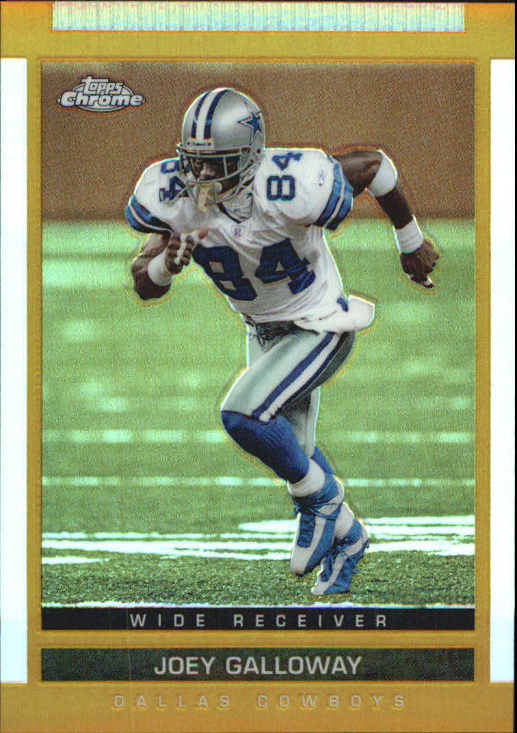 2003 Topps Draft Picks and Prospects Chrome Gold Refractors #22 Joey Galloway