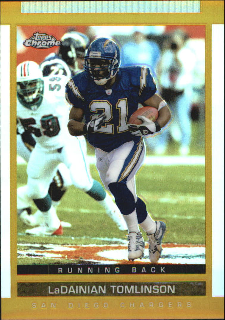 2003 Topps Draft Picks and Prospects Chrome Gold Refractors #61 LaDainian Tomlinson