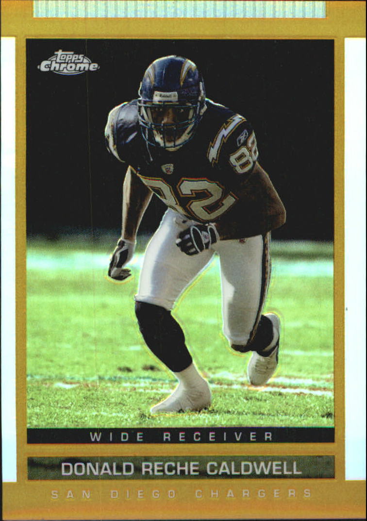 2003 Topps Draft Picks and Prospects Chrome Gold Refractors #101 Reche Caldwell