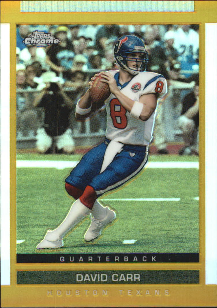 2003 Topps Draft Picks and Prospects Chrome Gold Refractors #110 David Carr