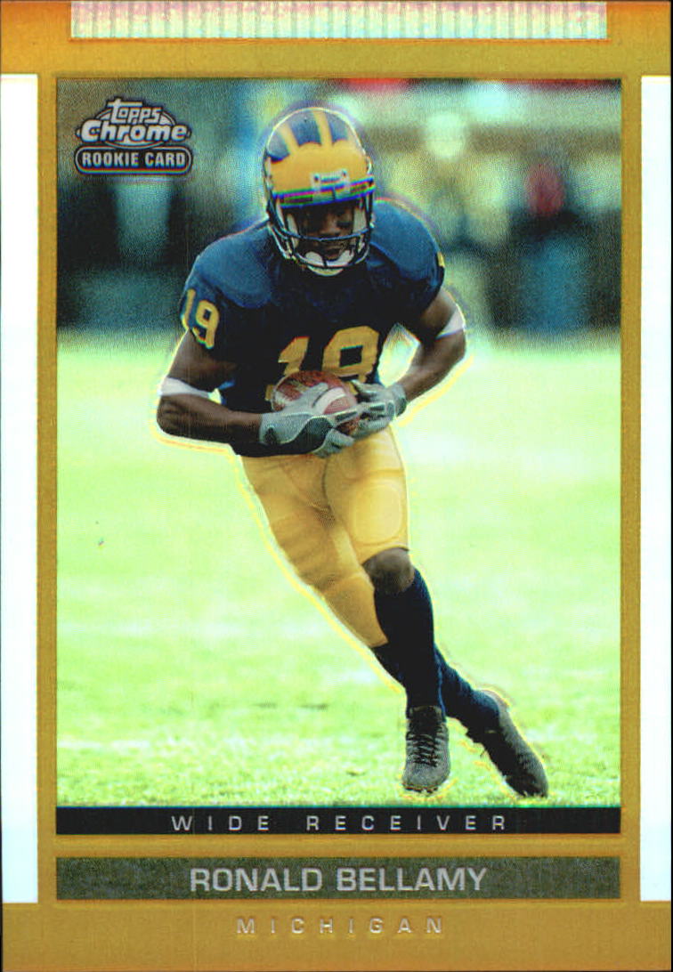 2003 Topps Draft Picks and Prospects Chrome Gold Refractors #122  Ronald Bellamy
