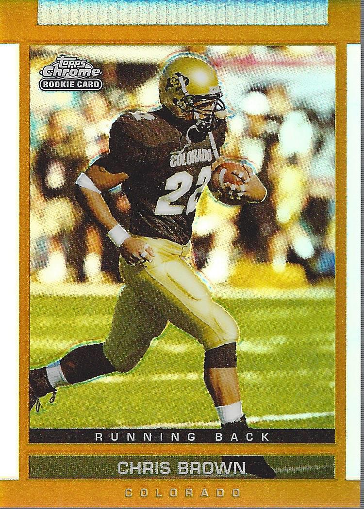 2003 Topps Draft Picks and Prospects Chrome Gold Refractors #130 Chris Brown
