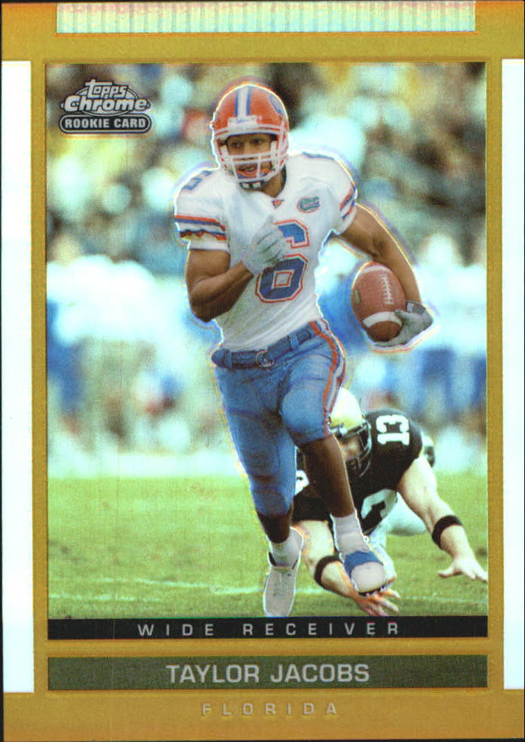 2003 Topps Draft Picks and Prospects Chrome Gold Refractors #132 Taylor Jacobs