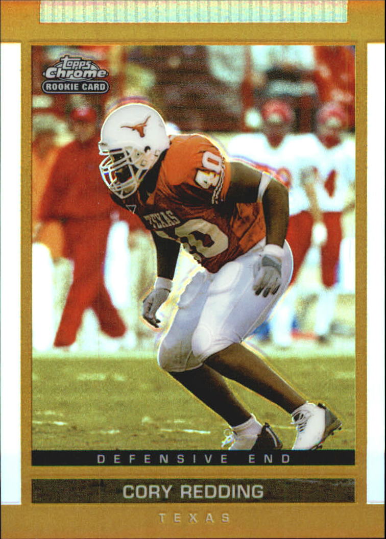 2003 Topps Draft Picks and Prospects Chrome Gold Refractors #144 Cory Redding