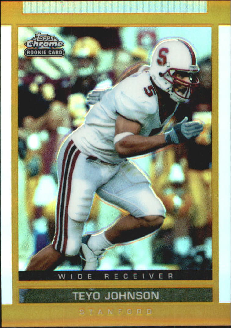 2003 Topps Draft Picks and Prospects Chrome Gold Refractors #151  Teyo Johnson