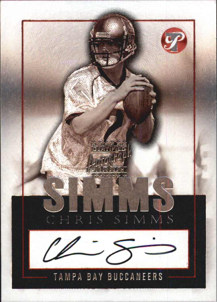 2003 Topps Pristine Autographs #PECS Chris Simms F