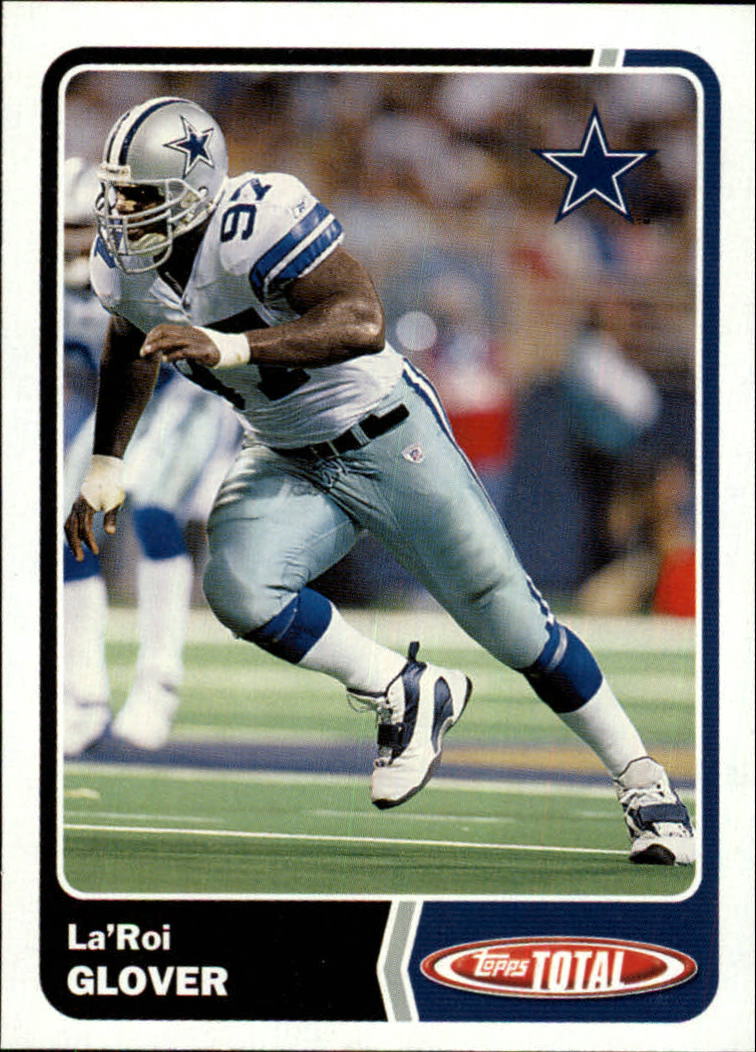 2003 Topps Total 41 La'Roi Glover NMMT Beckett