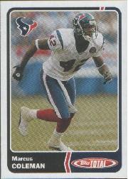 2003 Topps Total #109 Marcus Coleman