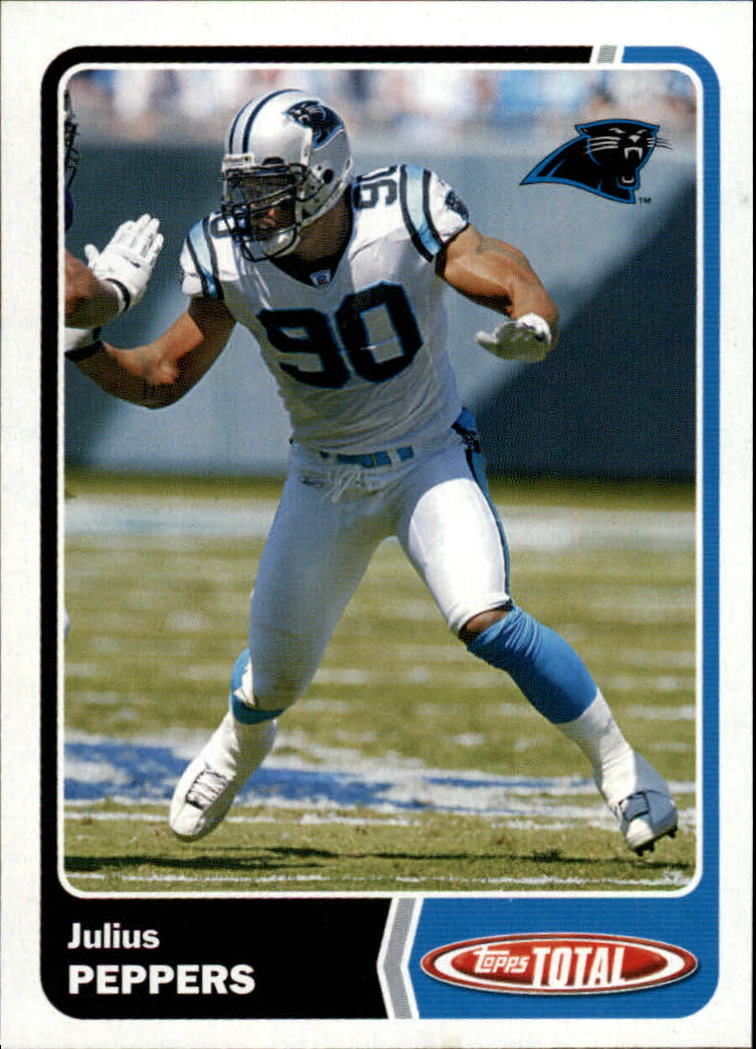 Julius Peppers Signed Carolina Panthers 2002 Bowman Football