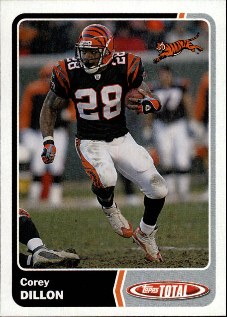 10 August 2003: Corey Dillon of the Cincinnati Bengals during the