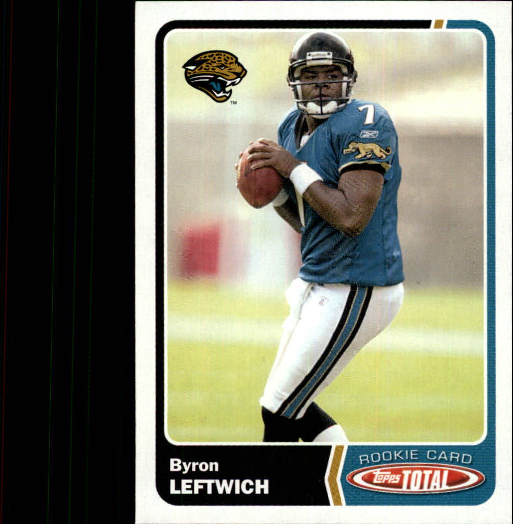 2003 Topps Total #475 Byron Leftwich RC