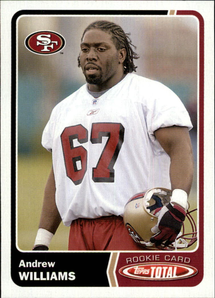 2003 Topps Total #495 Andrew Williams RC