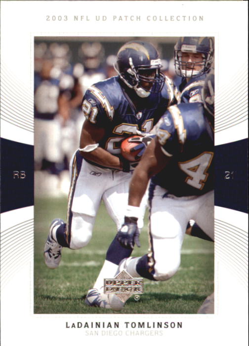 2003 UD Patch Collection #21 LaDainian Tomlinson
