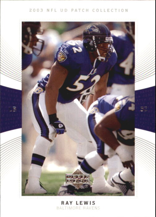 2003 UD Patch Collection #63 Ray Lewis