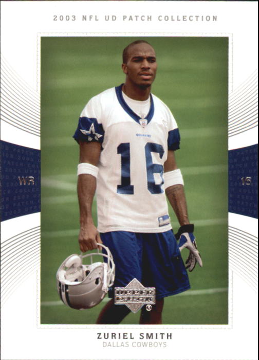 2003 UD Patch Collection #102 Zuriel Smith RC
