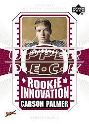 2003 UD Patch Collection #133 Carson Palmer RI RC