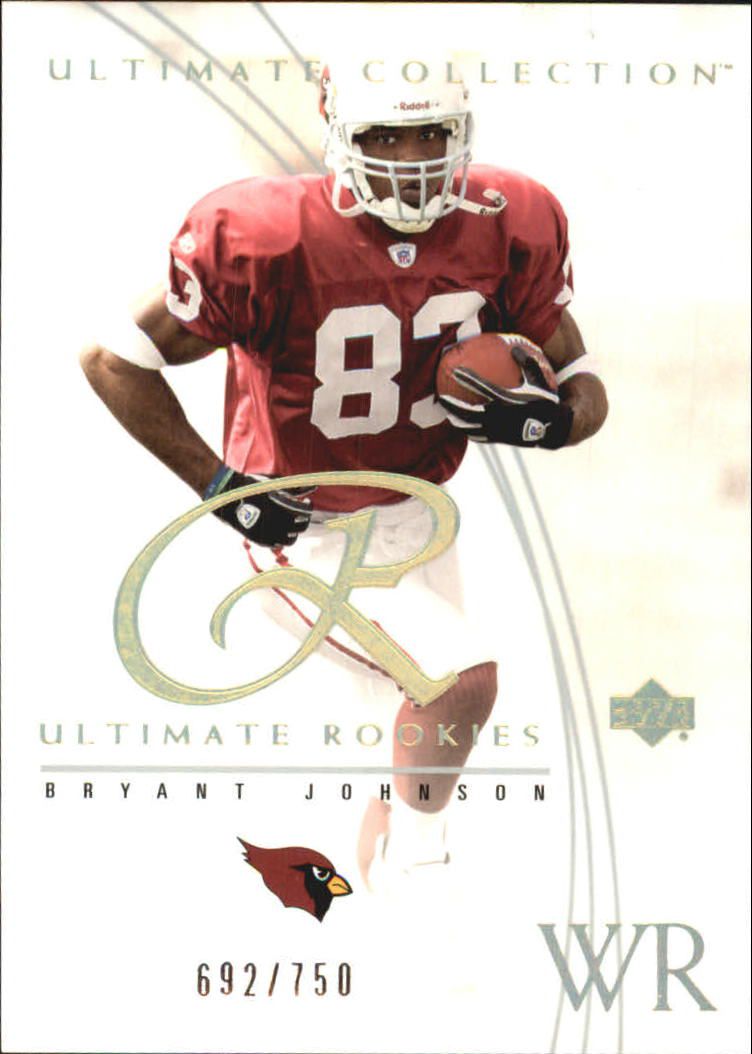 2003 Ultimate Collection #75 Bryant Johnson/750 RC