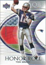 2003 Upper Deck Honor Roll #59 Tom Brady