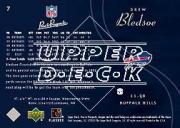 2003 Upper Deck Pros and Prospects #7 Drew Bledsoe back image