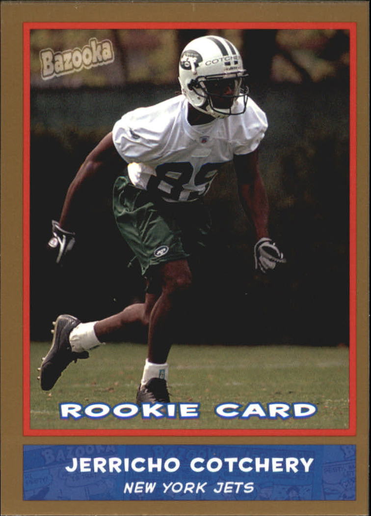 2004 Bazooka Gold 192 Jerricho Cotchery NM MT Triple Play Sports 2004 bazooka gold 192 jerricho cotchery nm mt triple play sports