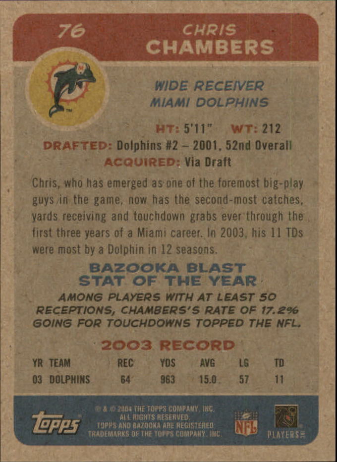B4561- 2004 Bazooka Assorted Football Cards -You Pick- 15+ FREE US SHIP - Bild 162 von 449