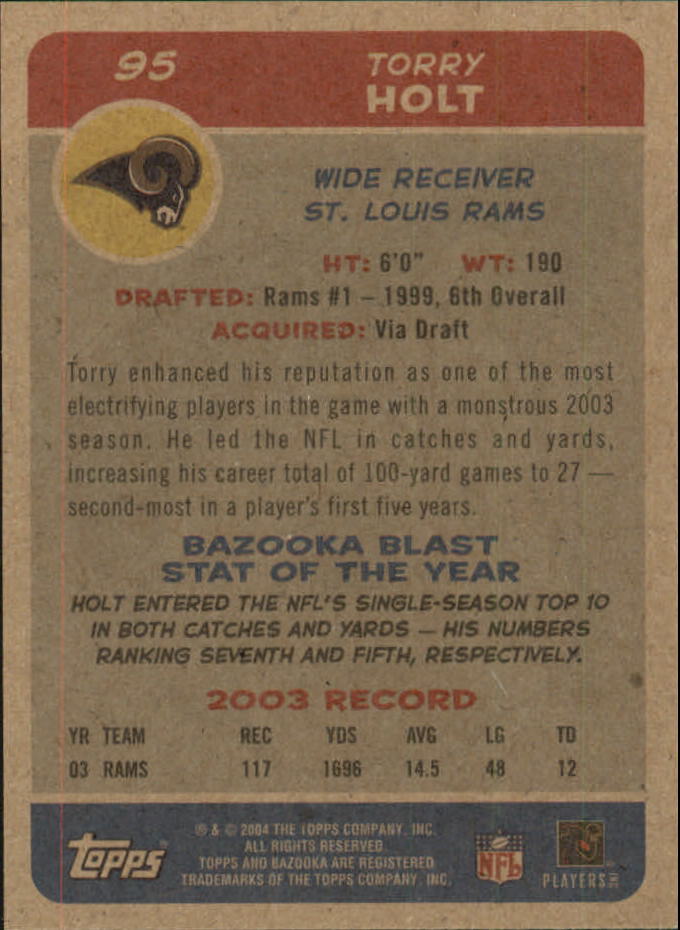 B4561- 2004 Bazooka Assorted Football Cards -You Pick- 15+ FREE US SHIP - Bild 198 von 449