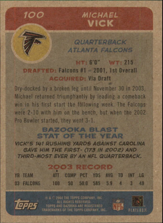 B4561- 2004 Bazooka Assorted Football Cards -You Pick- 15+ FREE US SHIP - Bild 208 von 449