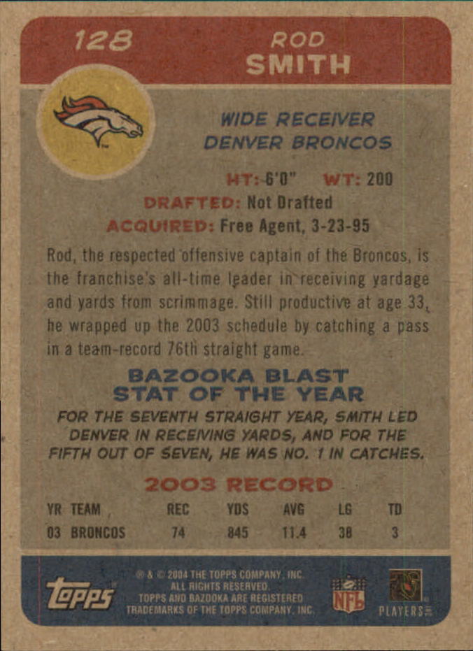 B4561- 2004 Bazooka Assorted Football Cards -You Pick- 15+ FREE US SHIP - Bild 264 von 449