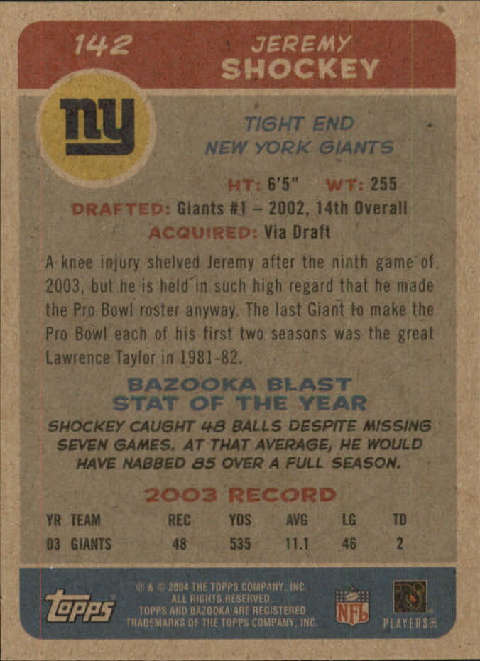 B4561- 2004 Bazooka Assorted Football Cards -You Pick- 15+ FREE US SHIP - Bild 292 von 449