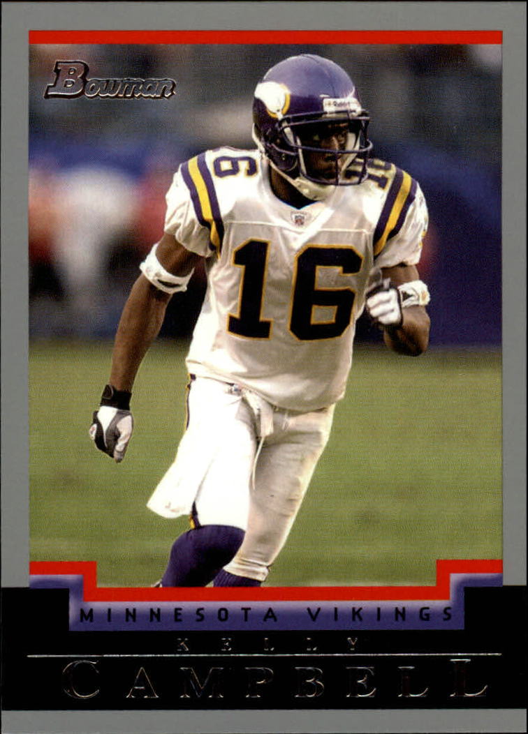 2004 Topps #92 Kelly Campbell Minnesota Vikings