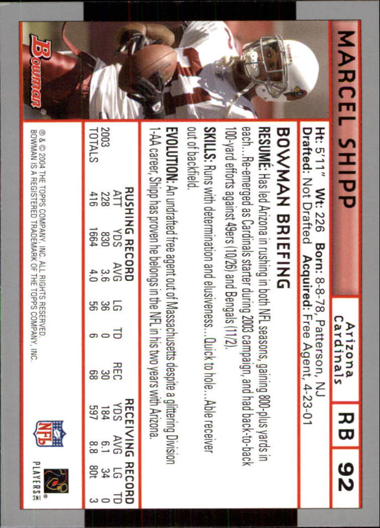 B5102- 2004 Bowman Football Cards 1-200 + Inserts -You Pick- 15+ FREE US SHIP - Picture 13 of 204