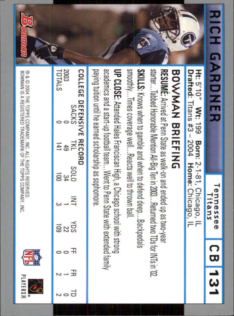 B5102- 2004 Bowman Football Cards 1-200 + Inserts -You Pick- 15+ FREE US SHIP - Picture 35 of 204