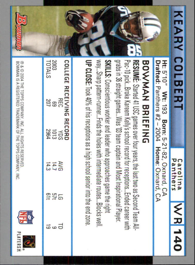 B5102- 2004 Bowman Football Cards 1-200 + Inserts -You Pick- 15+ FREE US SHIP - Picture 47 of 204
