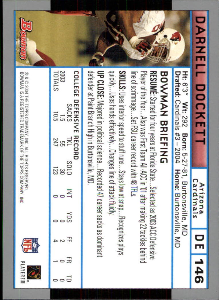 B5102- 2004 Bowman Football Cards 1-200 + Inserts -You Pick- 15+ FREE US SHIP - Picture 53 of 204