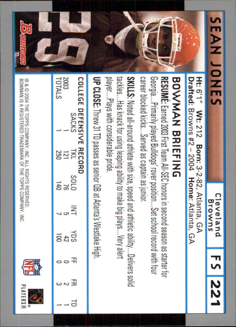 B5102- 2004 Bowman Football Cards 1-200 + Inserts -You Pick- 15+ FREE US SHIP - Picture 125 of 204