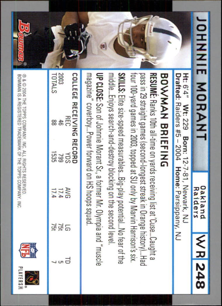 B5102- 2004 Bowman Football Cards 1-200 + Inserts -You Pick- 15+ FREE US SHIP - Picture 149 of 204