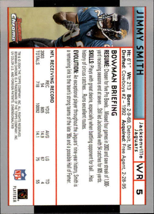 2004 Bowman Chrome Football (Pick Card From List) C128 12-24 - Picture 9 of 209
