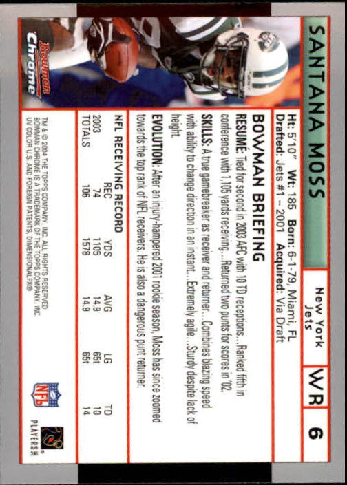 2004 Bowman Chrome Football (Pick Card From List) C128 12-24 - Picture 11 of 209