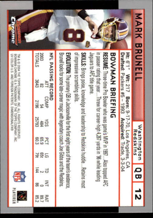 2004 Bowman Chrome Football (Pick Card From List) C128 12-24 - Picture 23 of 209