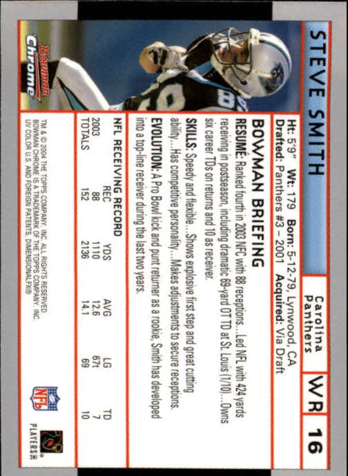 2004 Bowman Chrome Football (Pick Card From List) C128 12-24 - Picture 31 of 209