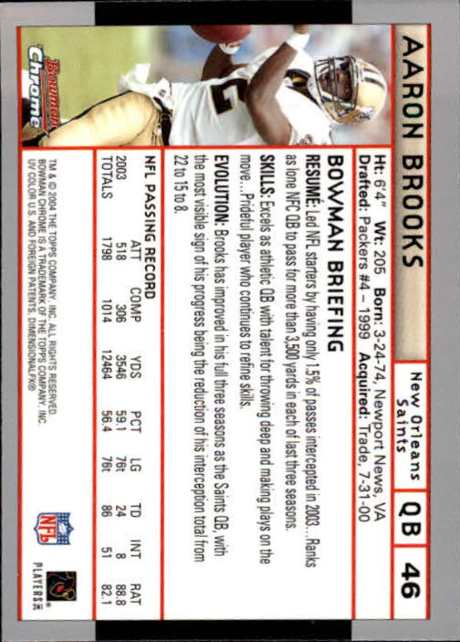 2004 Bowman Chrome Football (Pick Card From List) C128 12-24 - Picture 89 of 209