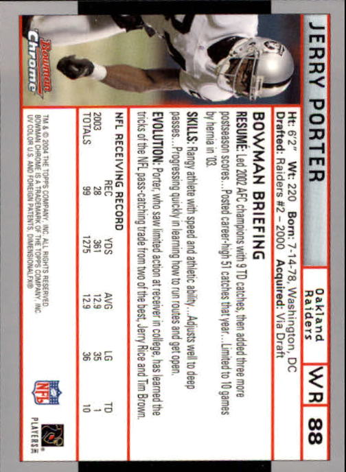 2004 Bowman Chrome Football (Pick Card From List) C128 12-24 - Picture 167 of 209