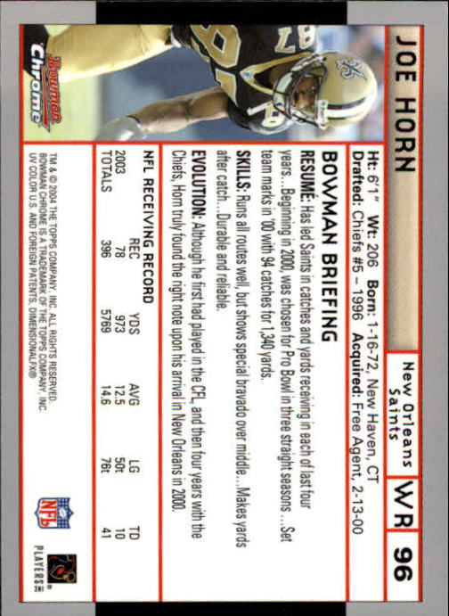 2004 Bowman Chrome Football (Pick Card From List) C128 12-24 - Picture 183 of 209
