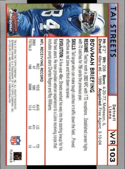 2004 Bowman Chrome Football (Pick Card From List) C128 12-24 - Picture 197 of 209