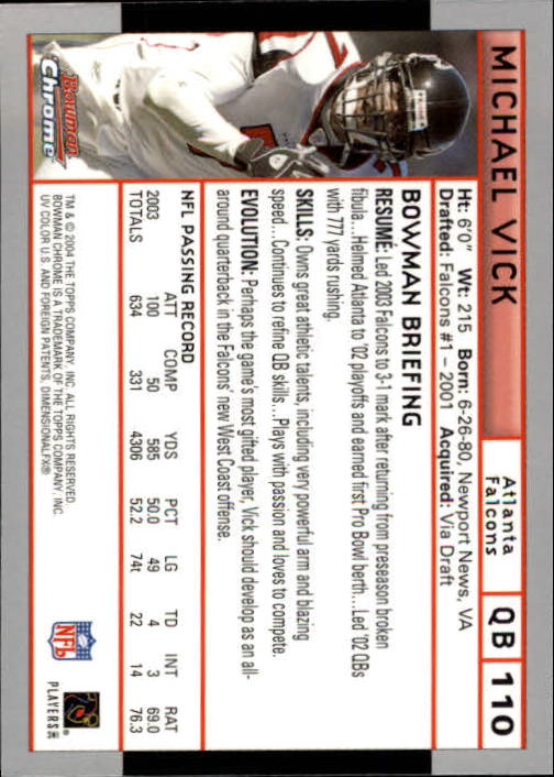 2004 Bowman Chrome Football (Pick Card From List) C128 12-24 - Picture 209 of 209