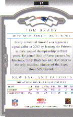 2004 Donruss Classics #57 Tom Brady back image