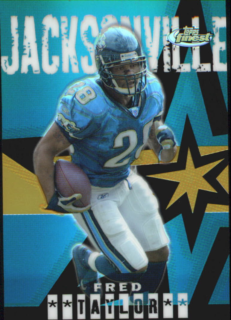 2004 Finest Gold Refractors #8 Fred Taylor