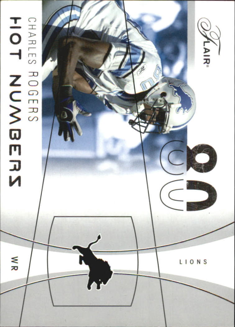 2004 Flair Hot Numbers #4HN Charles Rogers