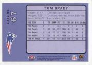 2004 Fleer Platinum #67 Tom Brady back image