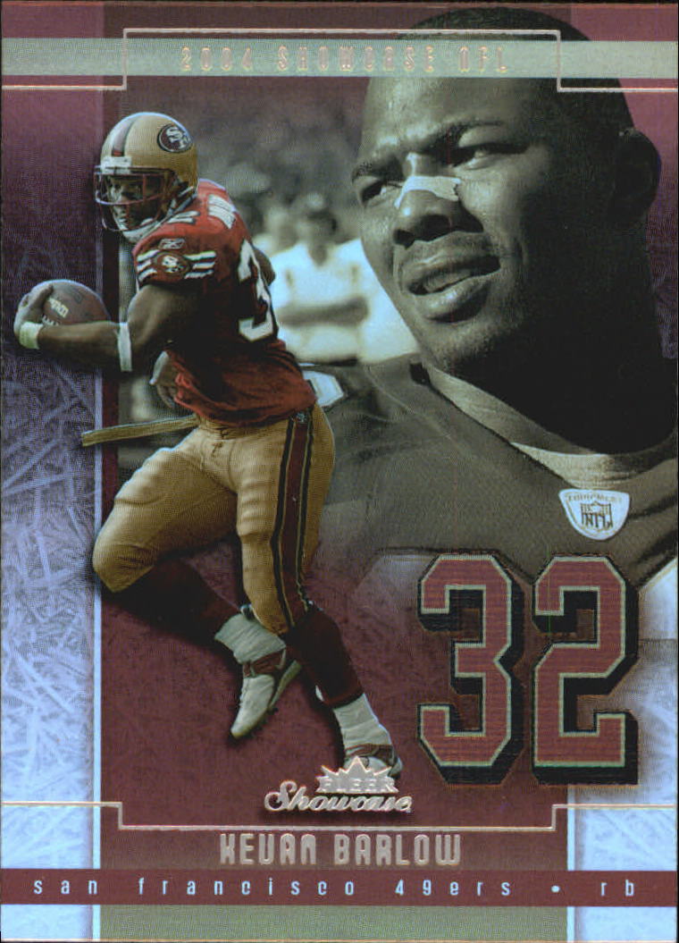 2004 Fleer Showcase #2 Kevan Barlow - NM-MT